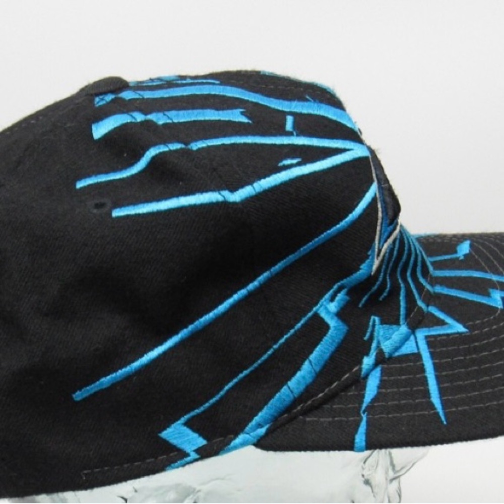CAROLINA PANTHERS STARTER Black and Blue Wool Cap - Picture 13 of 14